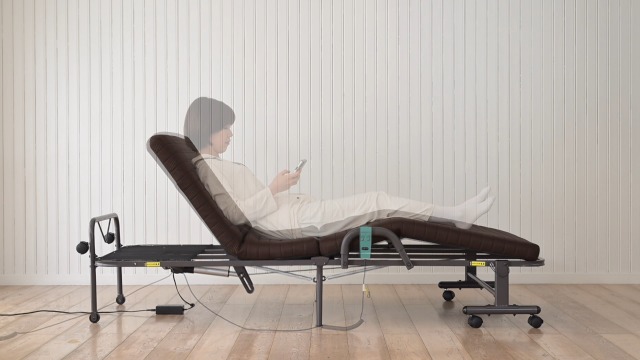 Amazon｜山善(YAMAZEN) ベッド 電動ベッド 折りたたみ かんたん