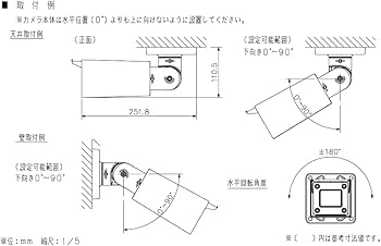 Amazon.co.jp: ティーオーエー(TOA) AH-C1410R3 屋外赤外AHDカメラ