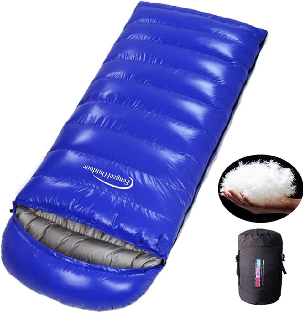 Amazon.co.jp: Fengzel Outdoor 子供用寝袋 封筒型 170*65cm 400-1500g