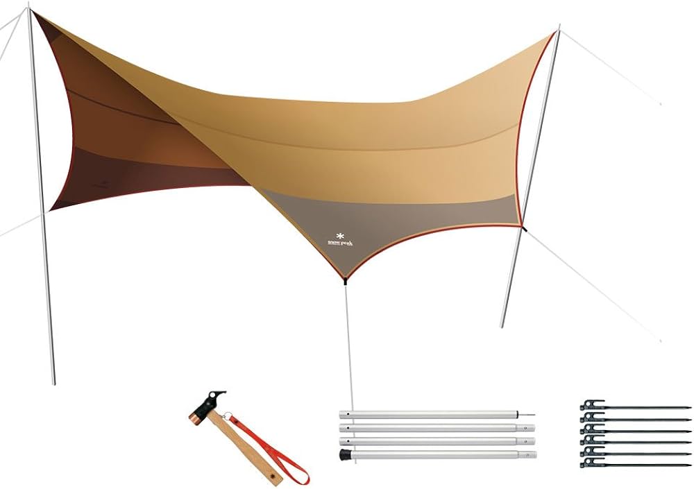 Amazon | スノーピーク(snow peak) タープ HDタープ シールド・ヘキサ