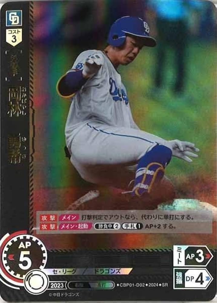 Amazon.co.jp: ドリームオーダー CBP01-D02 岡林 勇希 (SR) プロ野球