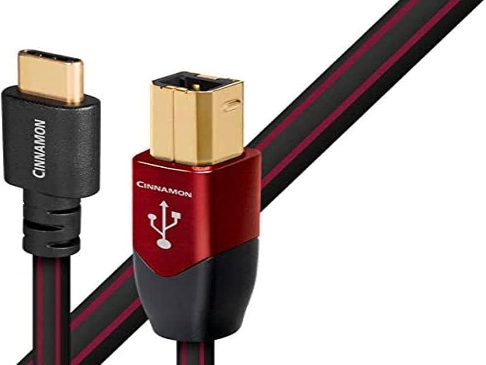Amazon | AudioQuest シナモン USB B - USB Cケーブル 0.75メートル