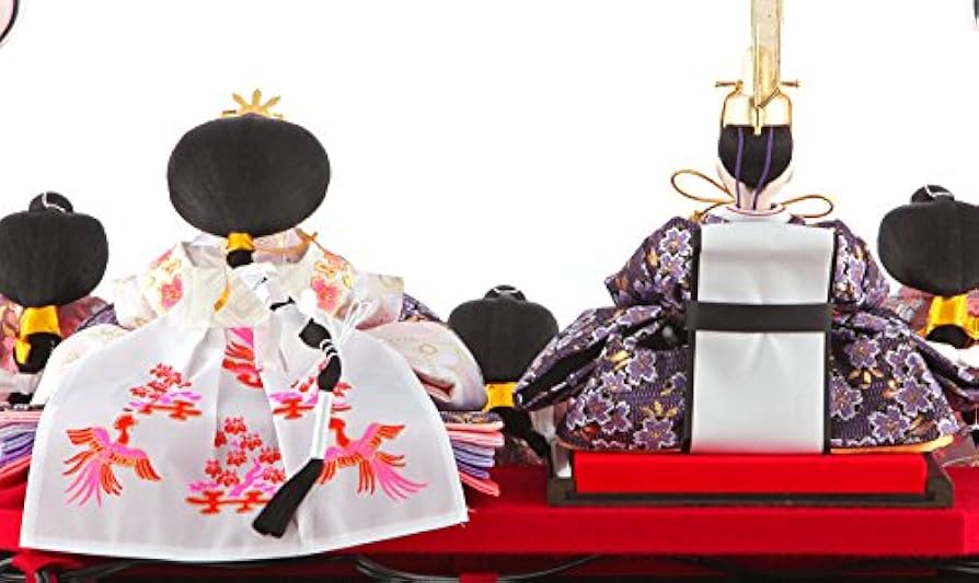 Amazon | 人形屋ホンポ 雛人形 コンパクト ひな人形 ケース飾り 五人