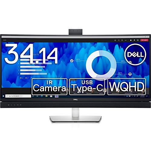 Amazon.co.jp: Dell C3422WE 34.14インチ 曲面 ビデオ会議 モニター