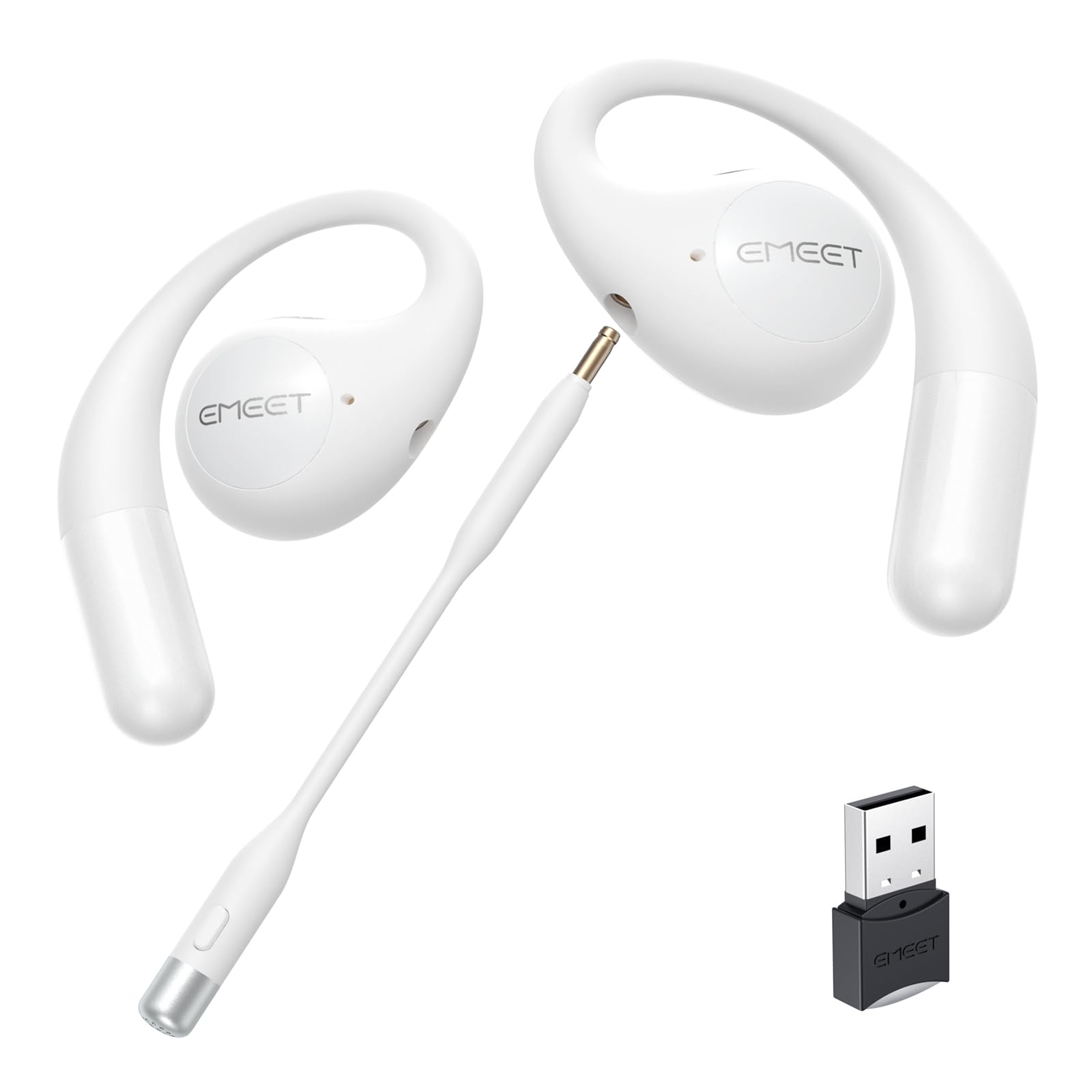 Amazon.com: EMEET Airflow Open Ear Headphones with Mic, Bluetooth