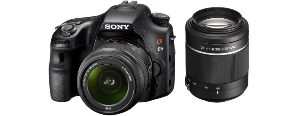 Amazon | SONY ミラーレス一眼 α65 ダブルズームレンズキット DT 18