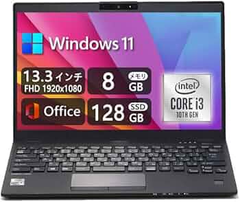 XK：LIFEBOOK U9310 Win11 i5 SSD Office付き 楽天市場】【Win11完全