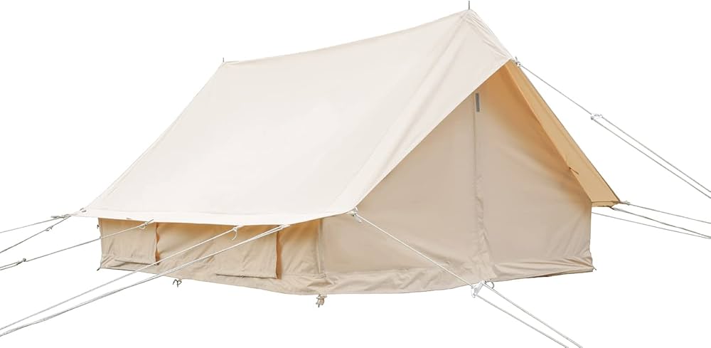 Amazon.co.jp: glamcamp のツーポールロッジテント ポリコットン 1~2人