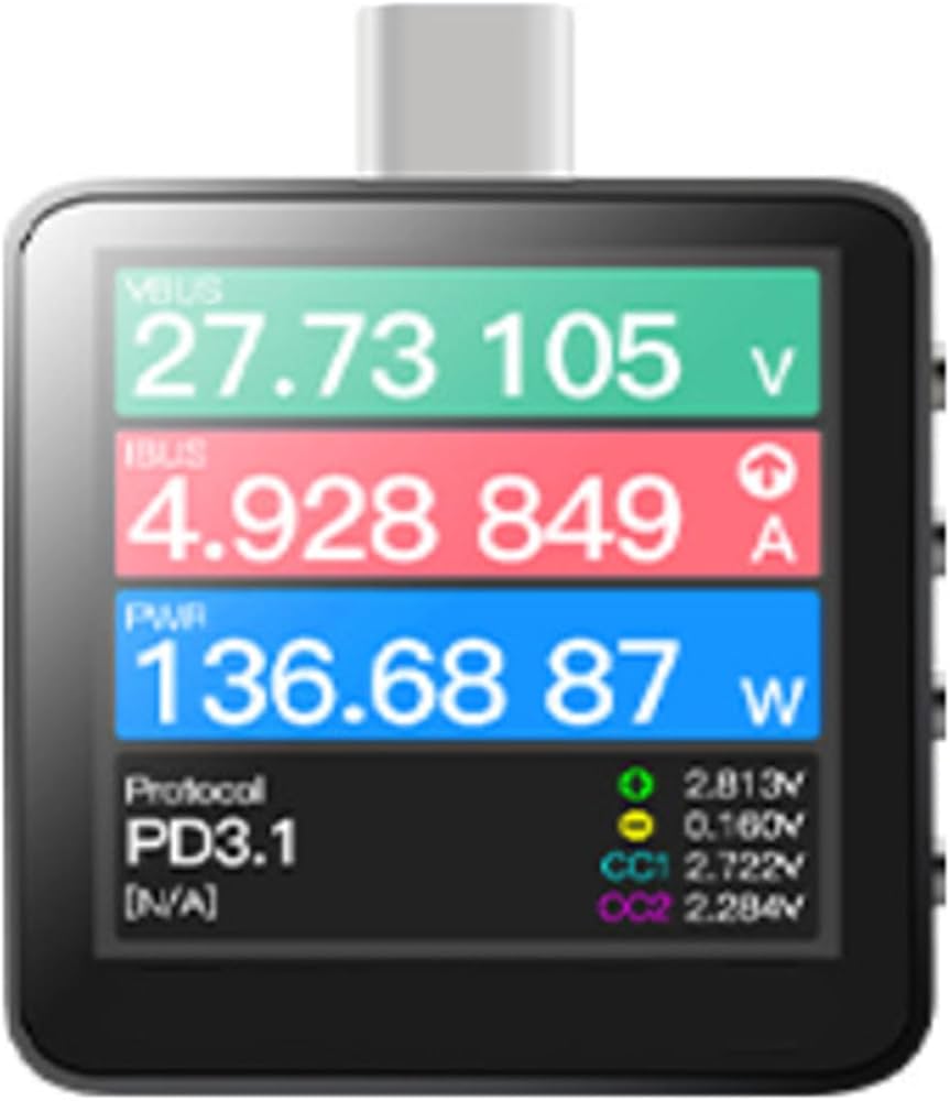 Amazon.co.jp: KM003C Power Z USBテスター PD3.1 Type C 高速充電