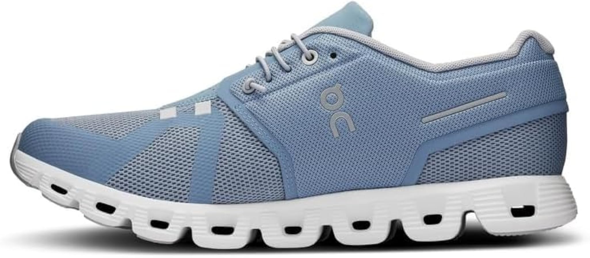 Amazon.com | On Men's Cloud 5 Sneakers, Chambray/White, 8 Medium