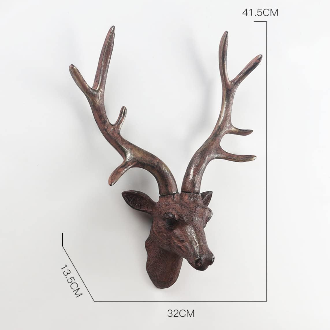 Amazon.co.jp: 風水グッズ 鹿の頭 牛の頭 壁掛け かっこいい 動物置物