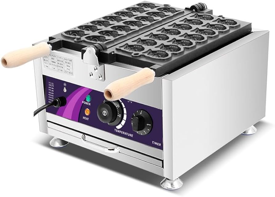 Amazon | YYJQバターたい焼き鯛焼き器 鯛焼きメーカー業務用電気たい