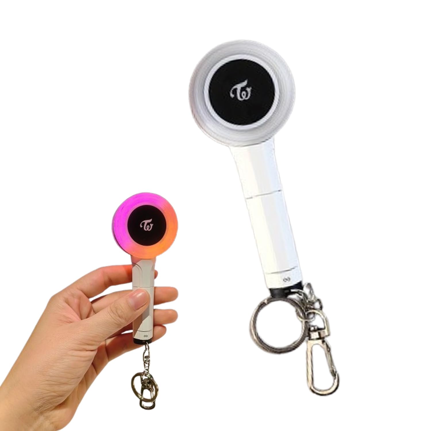 Amazon.co.jp: TWICE トゥワイス ペンライト 応援棒 キーホルダー 発光