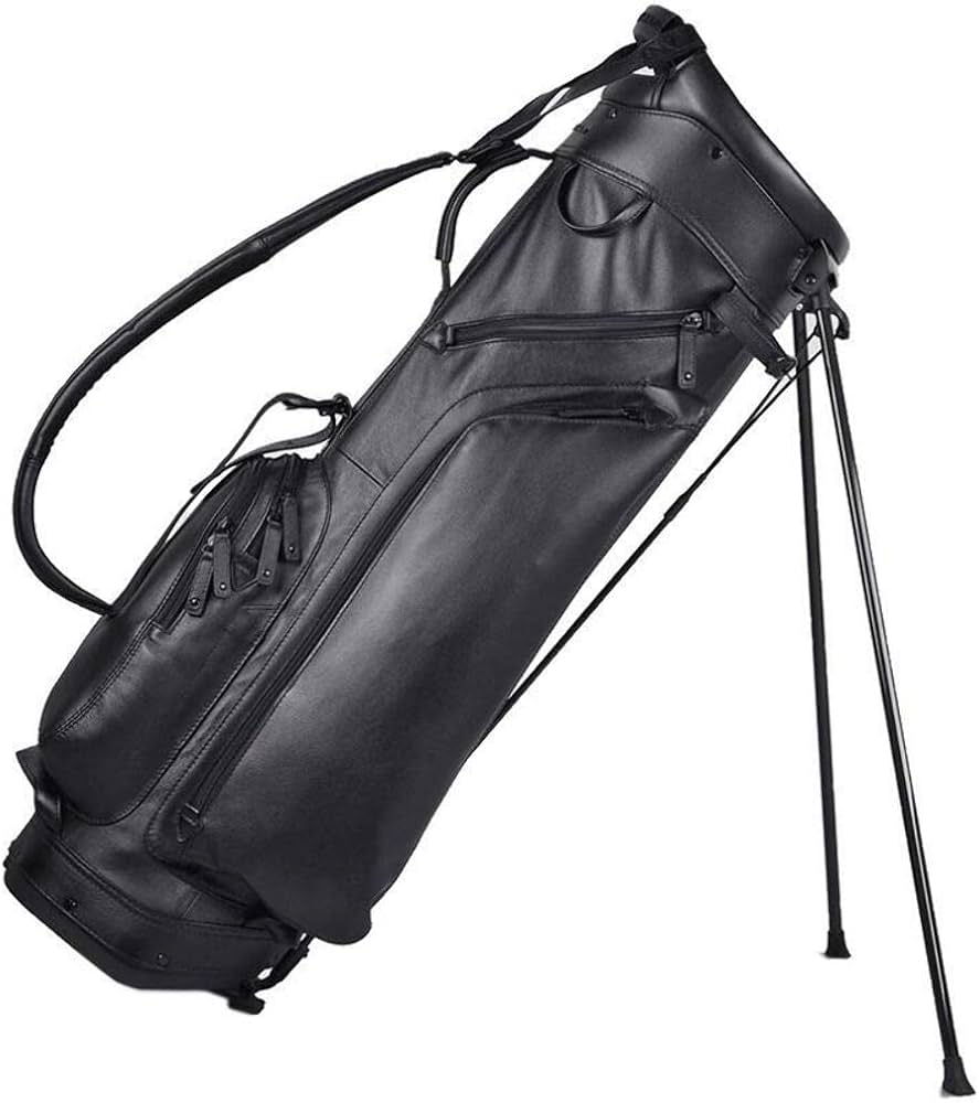 Amazon | Sun Mountain 2024 レザーゴルフスタンドバッグ ブラック