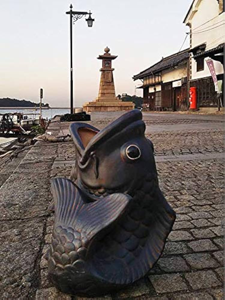 Amazon.co.jp: 鯉の傘立て/ver.2/陶器製/鯉の傘置き/置物/鯉/コイ/玄関