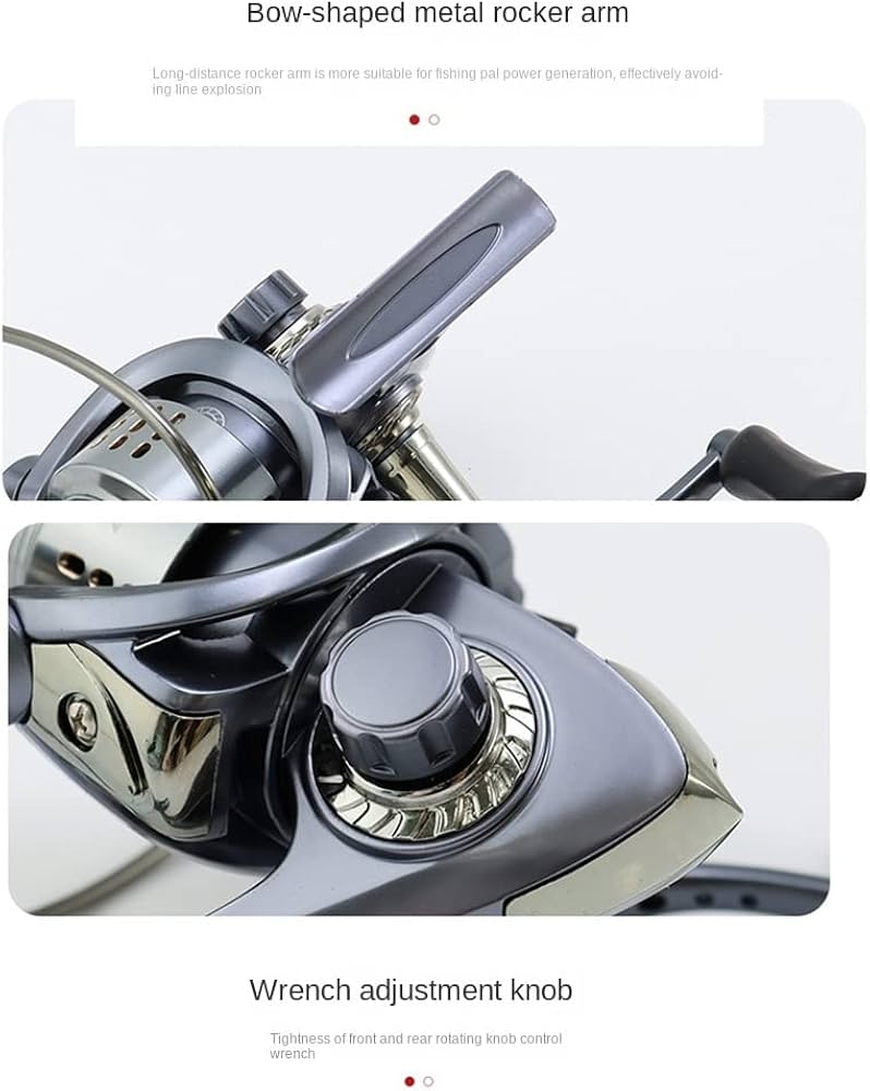 Amazon | JVBIVDW リール釣り 2500S 6.4:1 スピニングリール ダブル