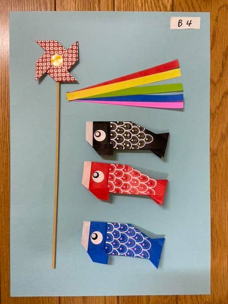 Amazon | 折り紙 端午の節句 五月人形 子供の日 鯉のぼり あやめ | 兜