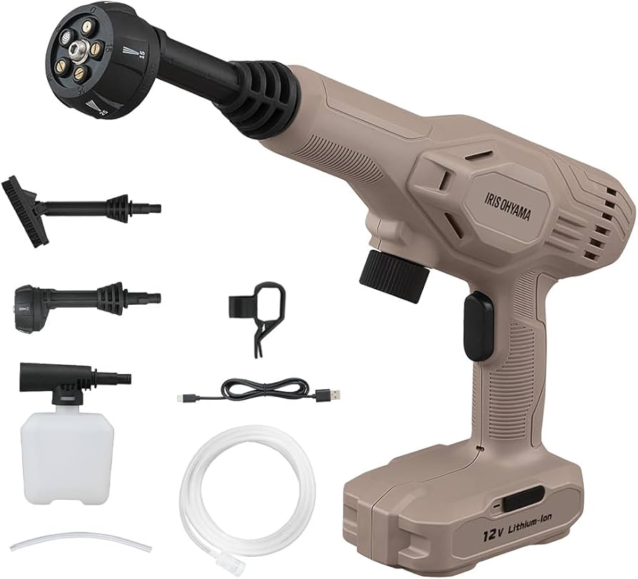 Amazon | アイリスオーヤマ 充電式ハンディウォッシャー JHW-102