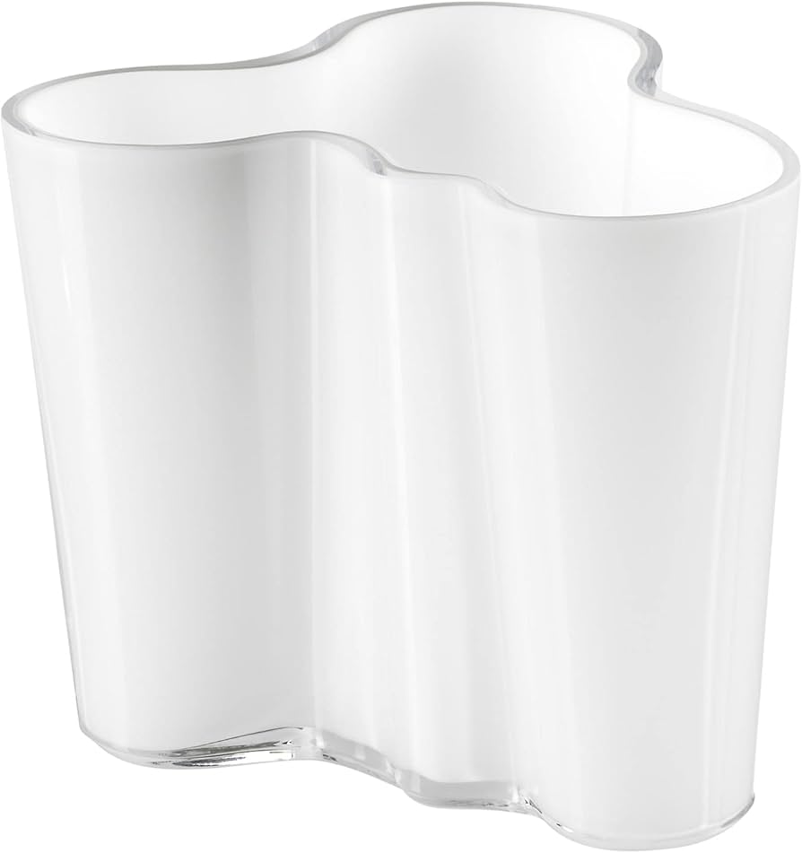 Iittala Alvar Aalto 95mm White Vase : Amazon.co.uk: Home & Kitchen