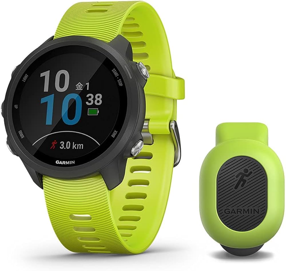 Amazon | GARMIN(ガーミン) ForeAthlete 245 Amp Yellow ランニング