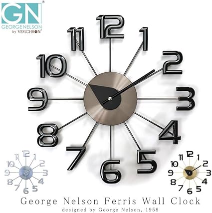 Amazon.co.jp: George Nelson Ferris Wall Clock ウォールクロック