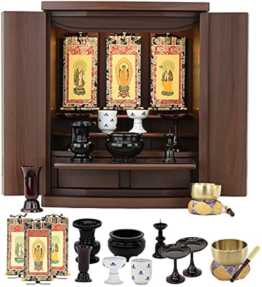 Amazon｜お仏壇のはせがわ 真言宗 仏壇セット 仏壇 アンサー