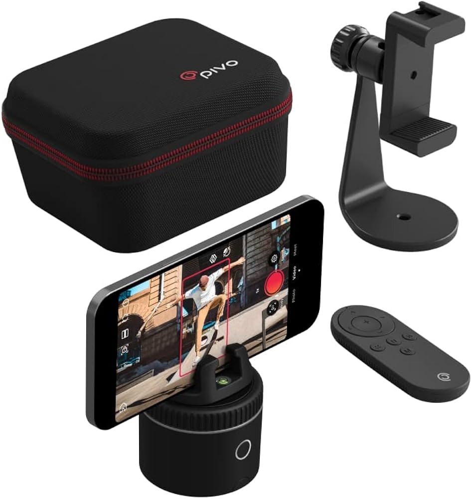 Amazon | Pivo Pod - AI搭載 ハンズフリー360度回転 6段階速度調整