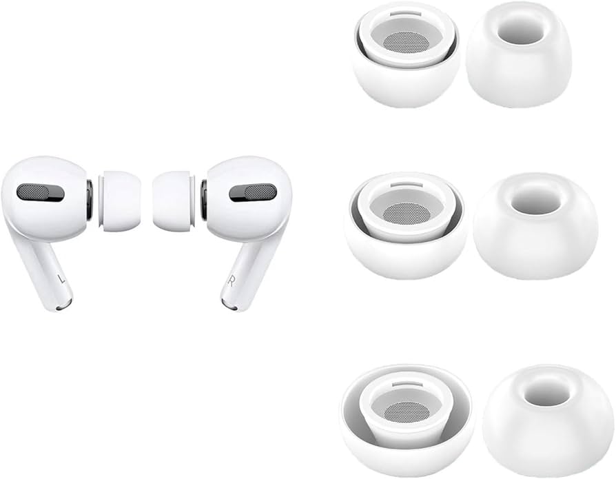 Amazon | AirPods Pro/2世代 イヤーピース シリコンイヤーチップ 遮音