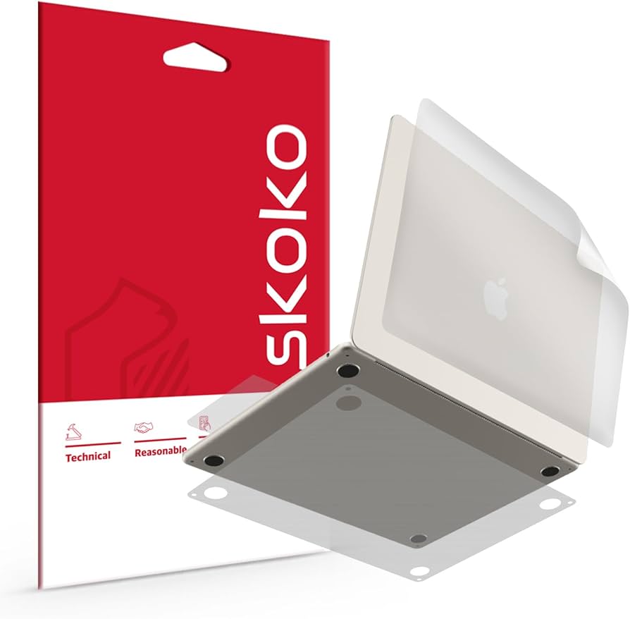 Amazon.com: skoko Invisible Matte Full Body Skin for MacBook Air
