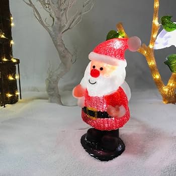 Amazon.co.jp: スタンド サンタさん 高さ41cm LED