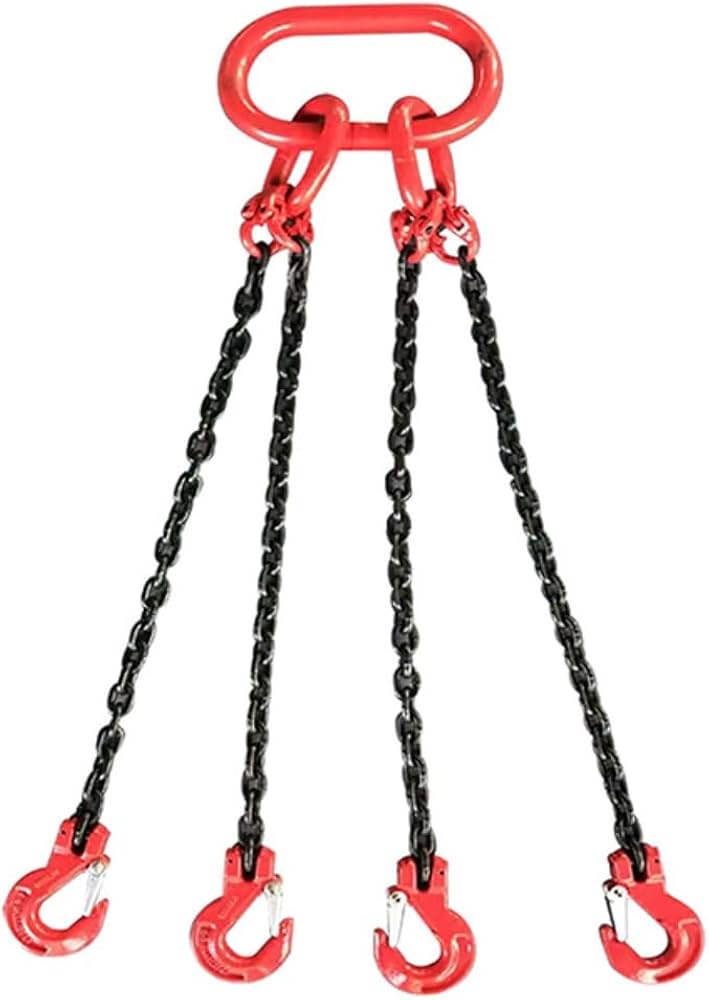 Amazon | 2本/4本吊り チェーンスリング 長さ0.5m スリングフック