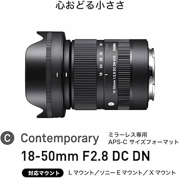 Amazon.co.jp: シグマ(Sigma) レンズ 18-50mm F2.8 DC DN Sony ソニー