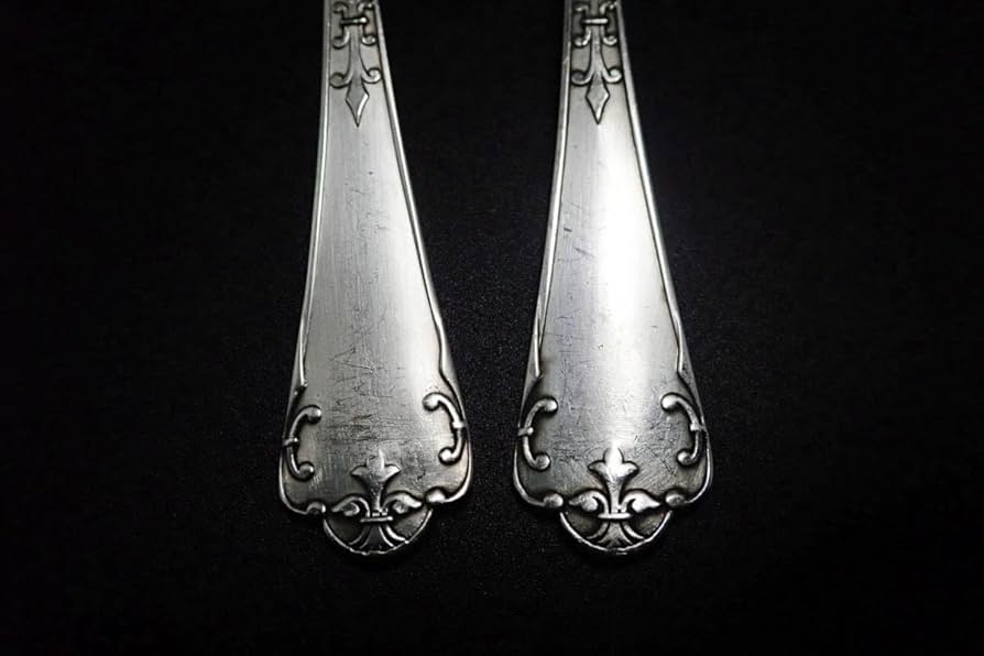 Amazon.co.jp: ピュイフォルカ 純銀950 バロック ティースプーン 2本