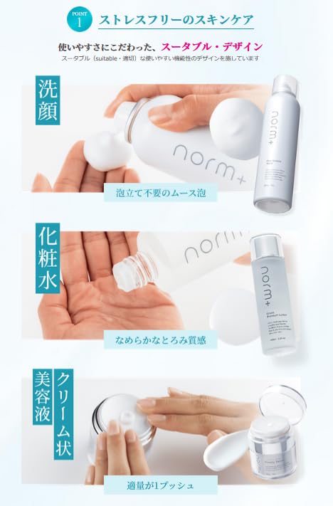 Amazon.co.jp: ノームプラス スキンケアセット スターターキット norm+