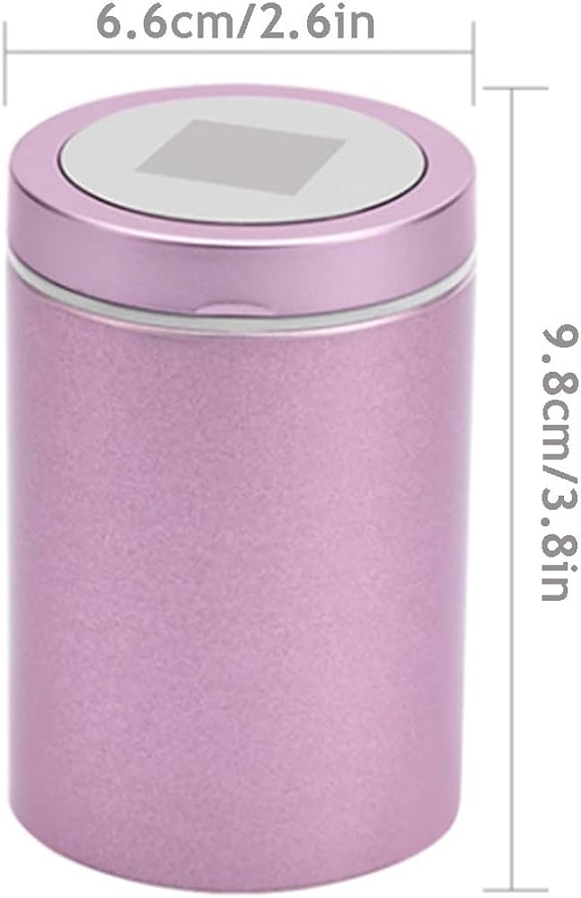 Amazon.co.jp: 車の灰皿 ピンクの車の灰皿揚げ、防風車の灰皿太陽充電
