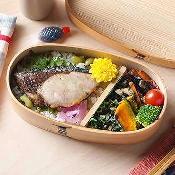 Amazon｜栗久 手作り大館曲げわっぱ 弁当箱（小判型・スリム）｜弁当箱