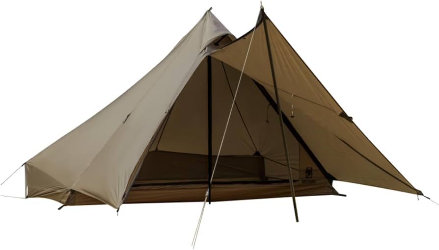 OneTigris Tetra Ultralight Tent Tipi 1-2 Person, Trekking Pole