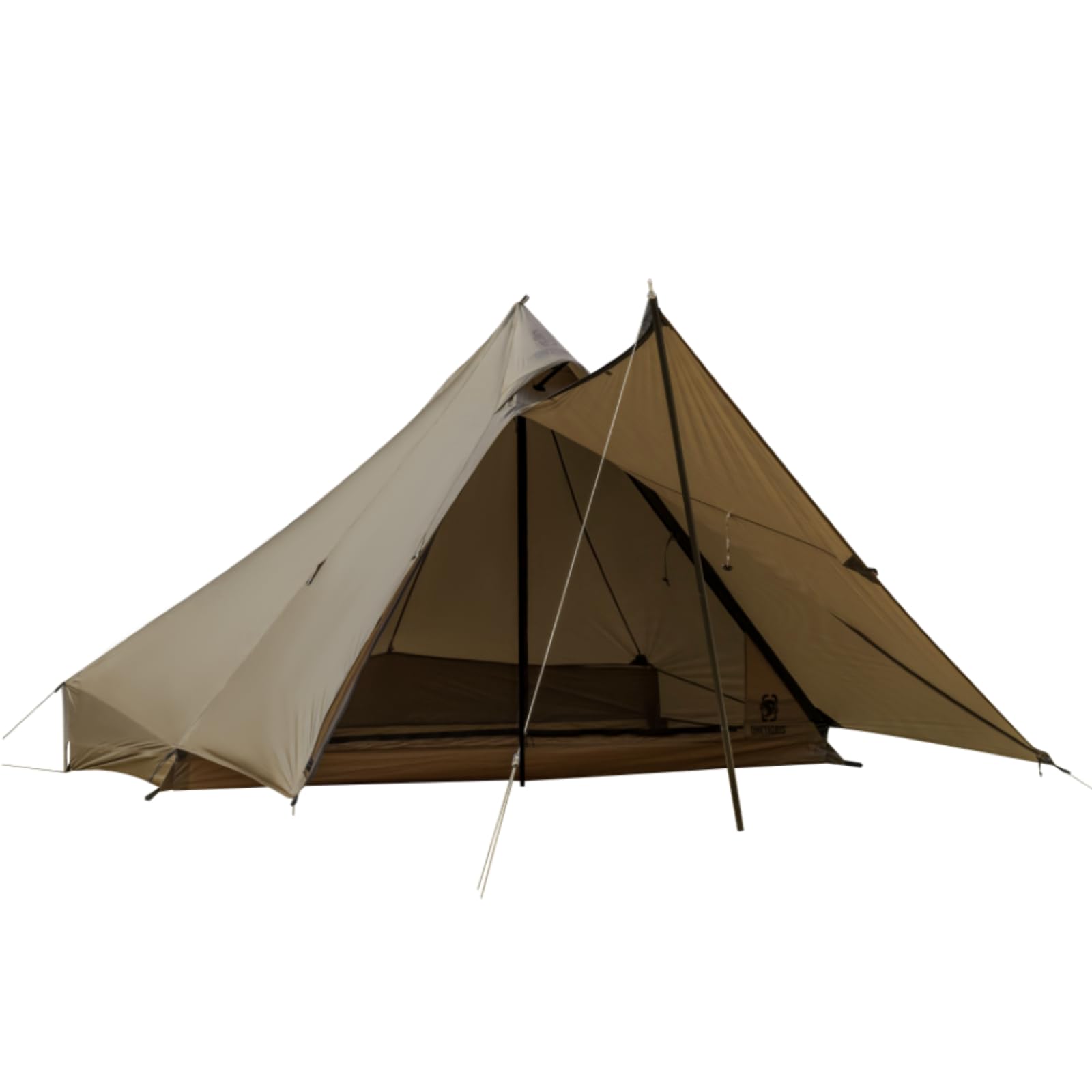 OneTigris Tetra Ultralight Tent Tipi 1-2 Person, Trekking Pole