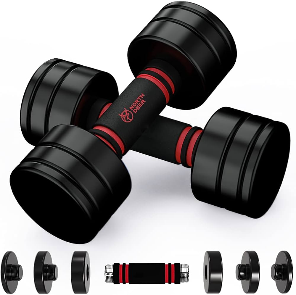 Amazon | 【公式】Northdeer ダンベル 可変式 小型 スチール製 10kg