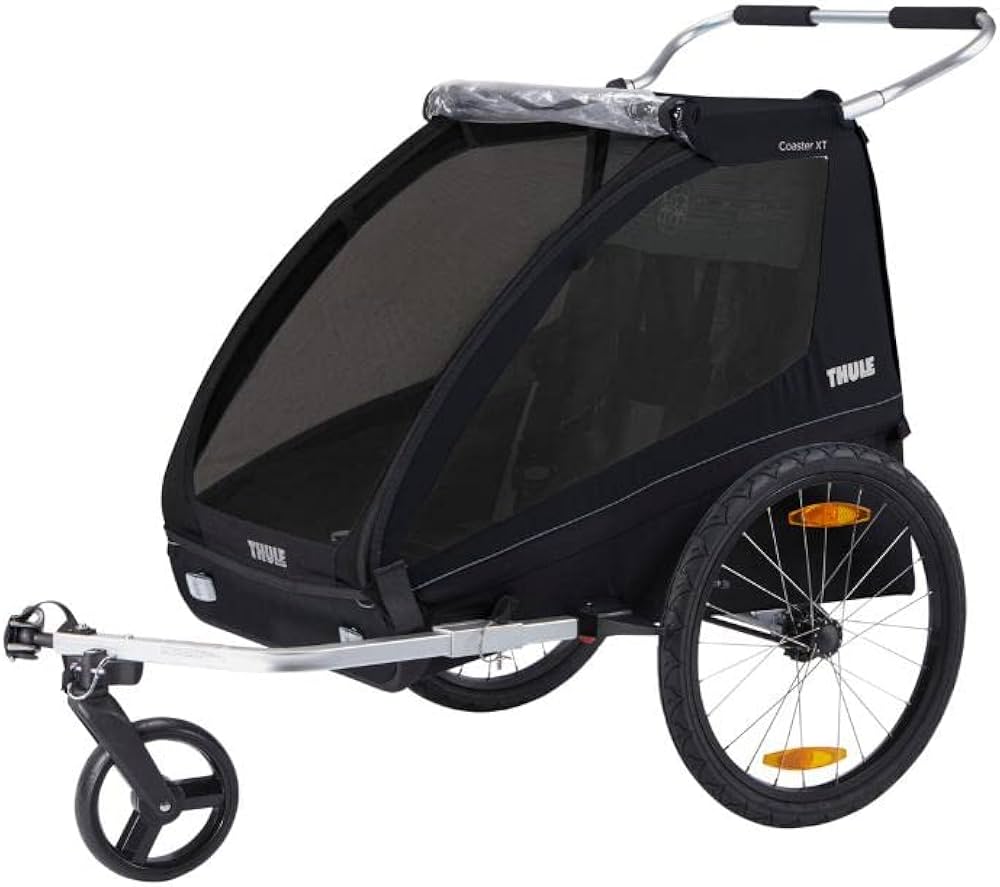 Amazon.com : Thule Coaster XT 2-Seat Bicycle Trailer & Stroller