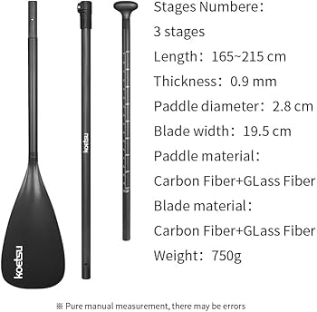 Amazon | KOETSU SUPカーボングレインハーフカーボンパドル 調節可能
