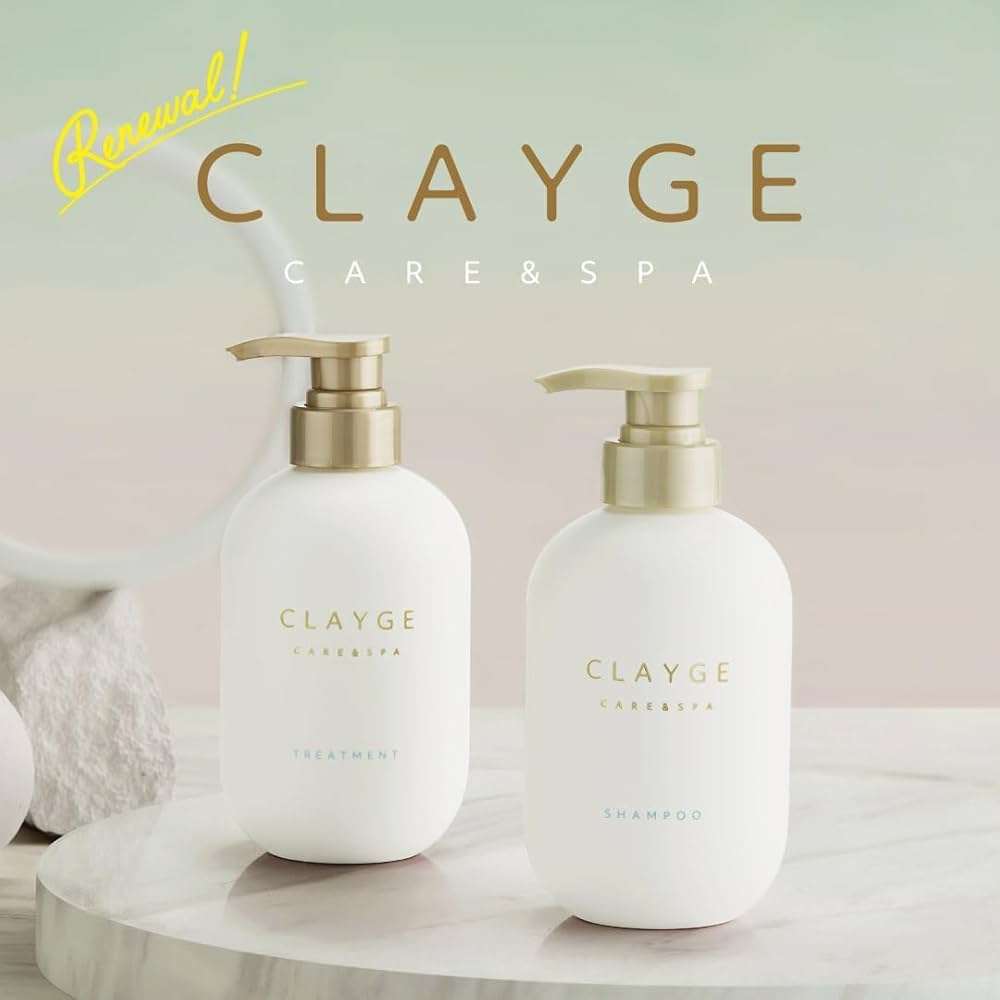 Amazon.co.jp: CLAYGE Shampoo 16.9 fl oz (500 ml) Treatment Set