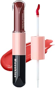 Amazon | Mooekiss リップグロス マットリップ 2in1 リップ 落ちない