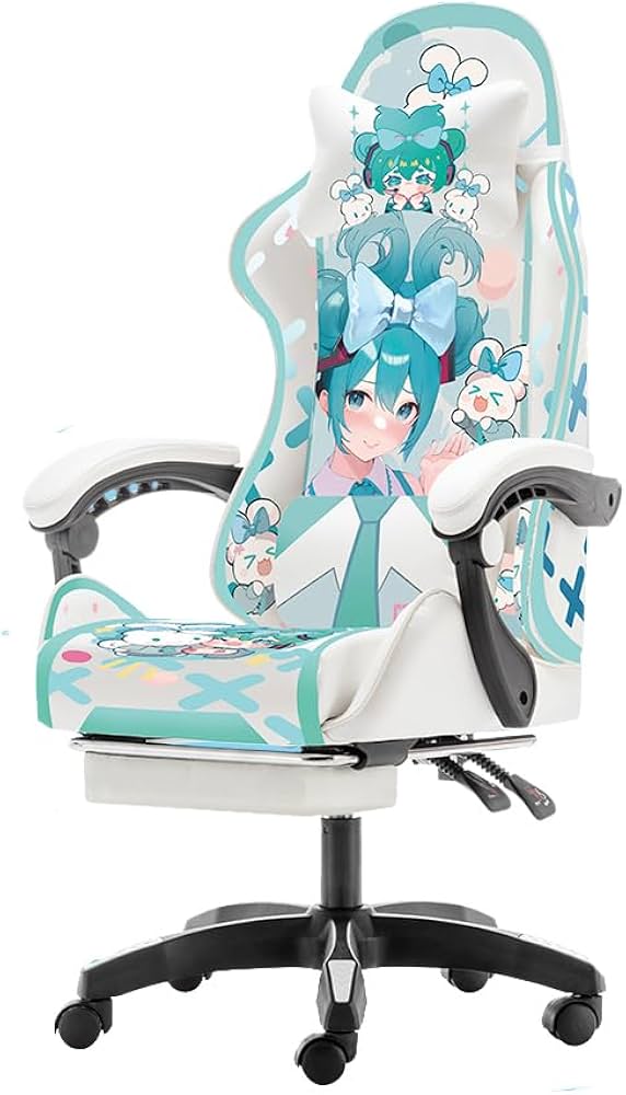 Amazon.co.jp: ゲーミングチェア 初音ミク MIKU パソコンチェア 発光
