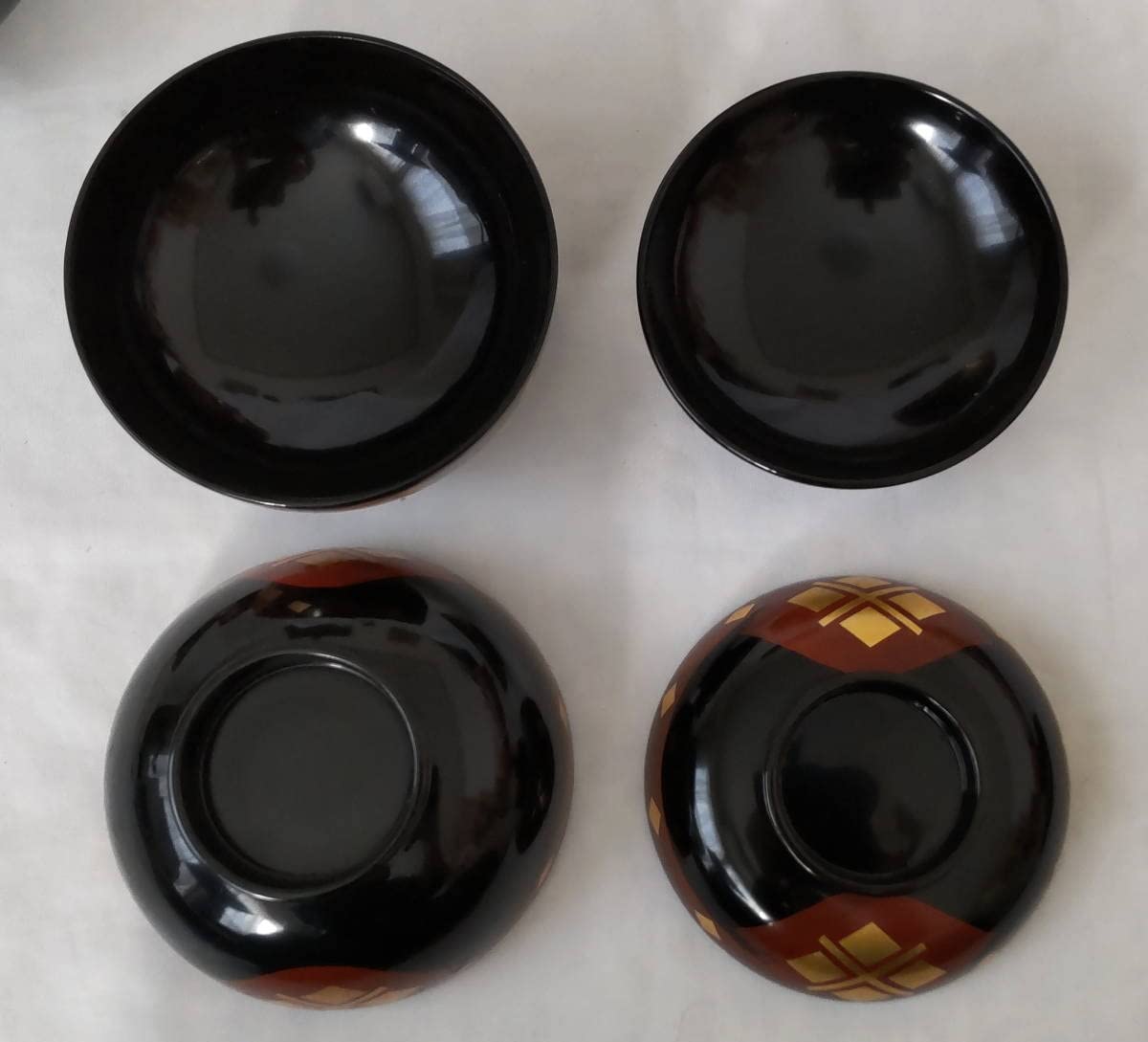 Amazon.co.jp: 岩手県 南部文秀堂 秀衡塗 木箱入 漆器 天然木 金箔