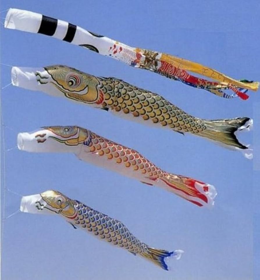 Amazon | 【東旭鯉のぼり】庭園用【ポール別売り】大型鯉【3m鯉3匹