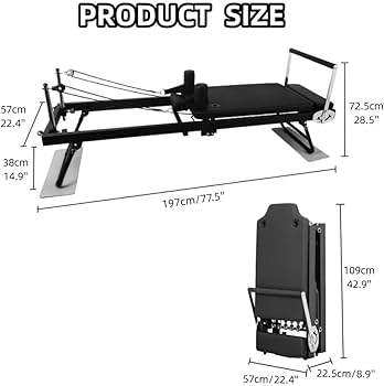 Amazon.co.jp: ピラティス リフォーマー マシン セット、自宅での