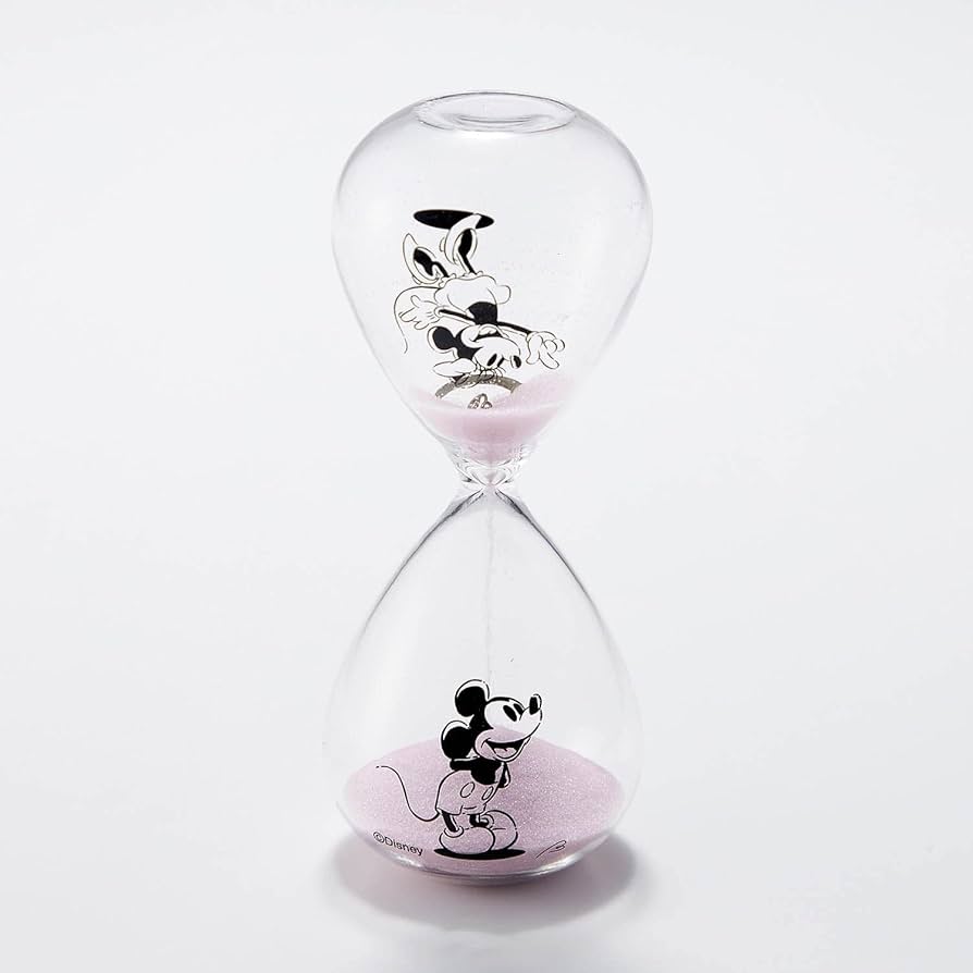 Amazon.co.jp: [ベルメゾン] ディズニー 砂時計 メッセージ 置き時計