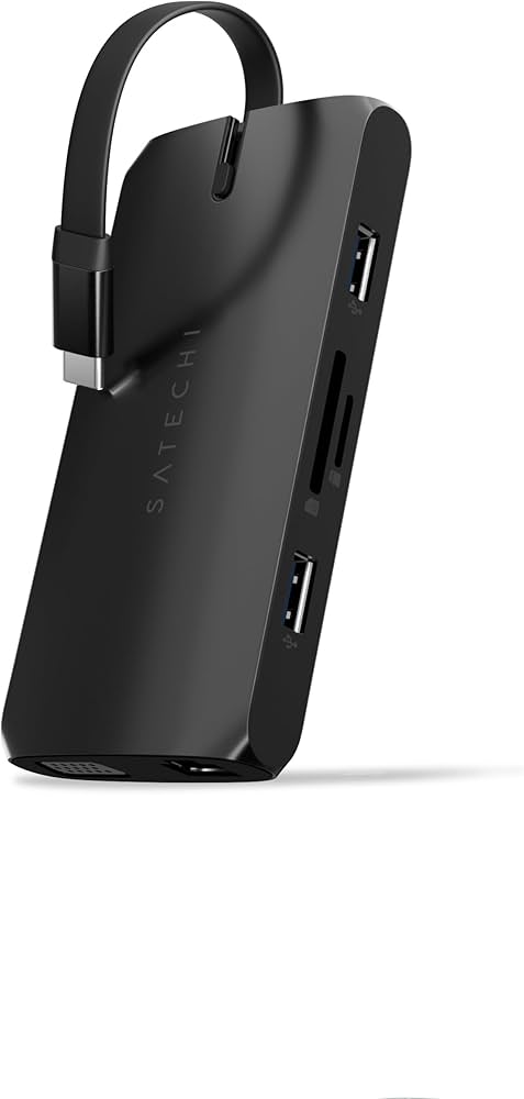 Amazon | SATECHI ドッキングステーション 9 in 1、USB-Cマルチポート