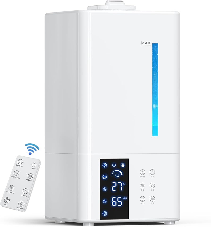 Amazon.co.jp: 【2024新登場・AI知能恒湿】 加湿器 大容量 8L